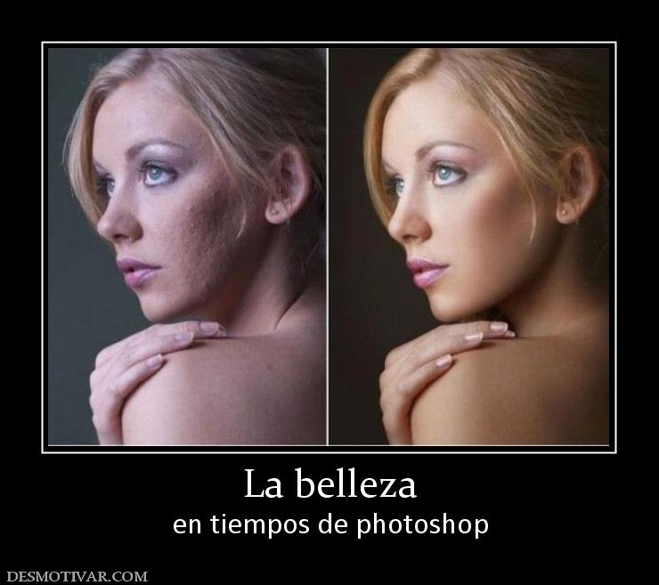 La belleza en tiempos de photoshop