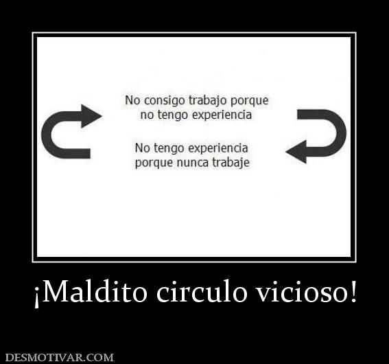 ¡Maldito circulo vicioso!