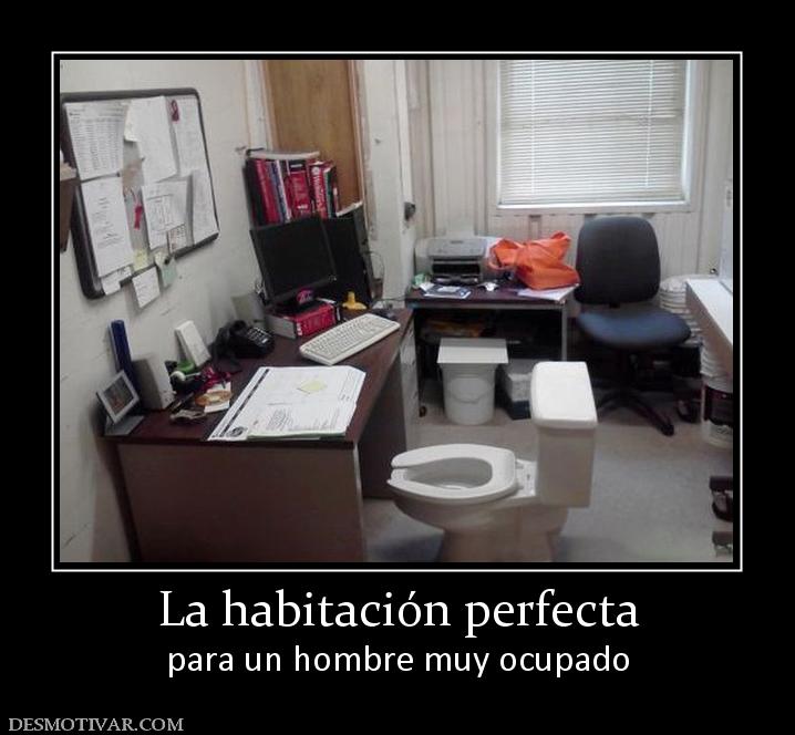 La habitación perfecta para un hombre muy ocupado