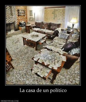 La casa de un político