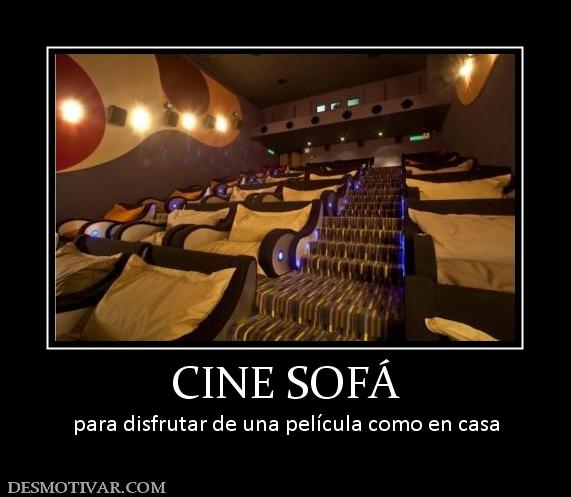 CINE SOFÁ para disfrutar de una película como en casa