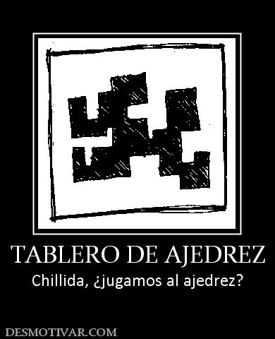 TABLERO DE AJEDREZ Chillida, ¿jugamos al ajedrez?