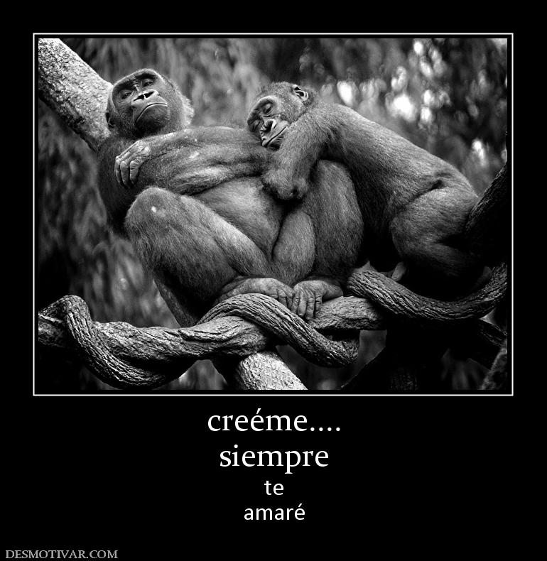 creéme.... siempre te amaré