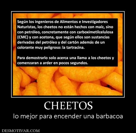 CHEETOS lo mejor para encender una barbacoa