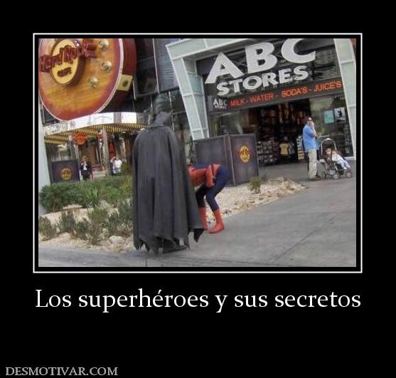 Los superhéroes y sus secretos