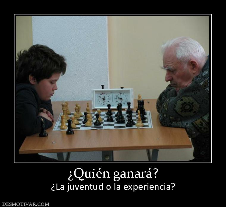 ¿Quién ganará? ¿La juventud o la experiencia?