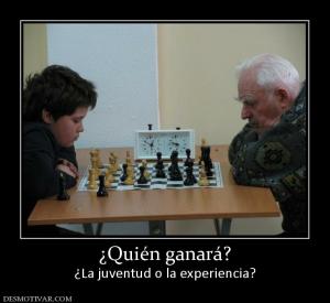 ¿Quién ganará? ¿La juventud o la experiencia?