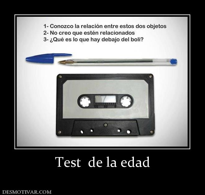 Test  de la edad