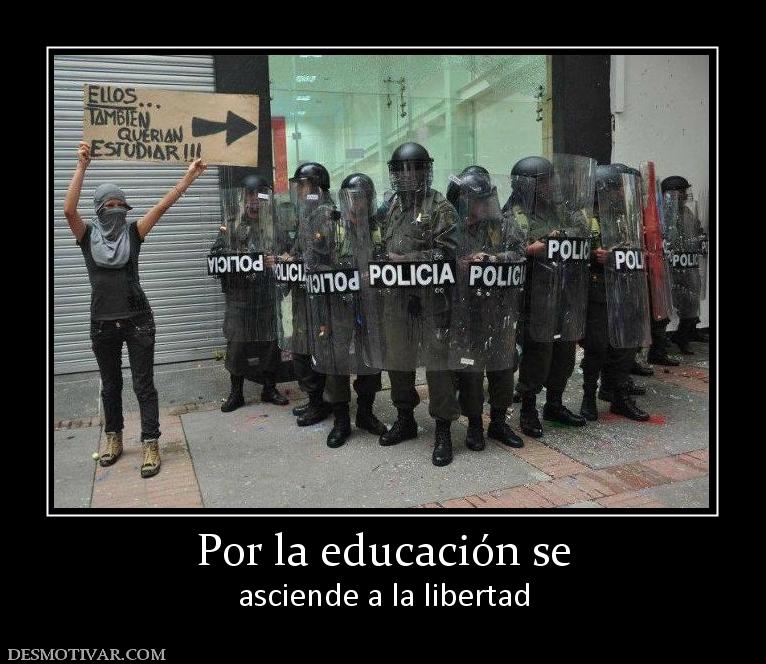 Por la educación se asciende a la libertad