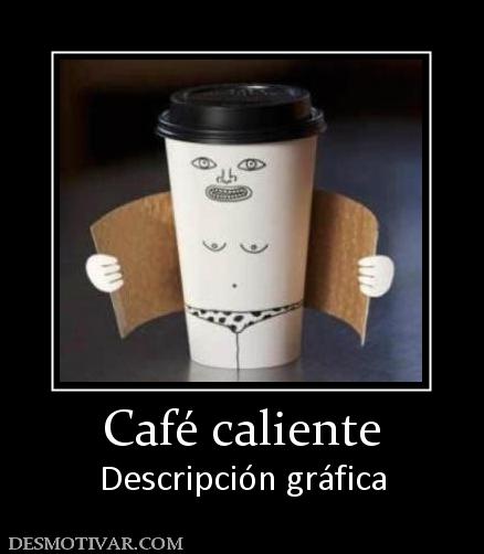 Café caliente Descripción gráfica