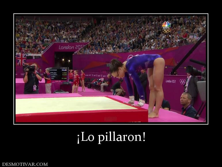 ¡Lo pillaron!